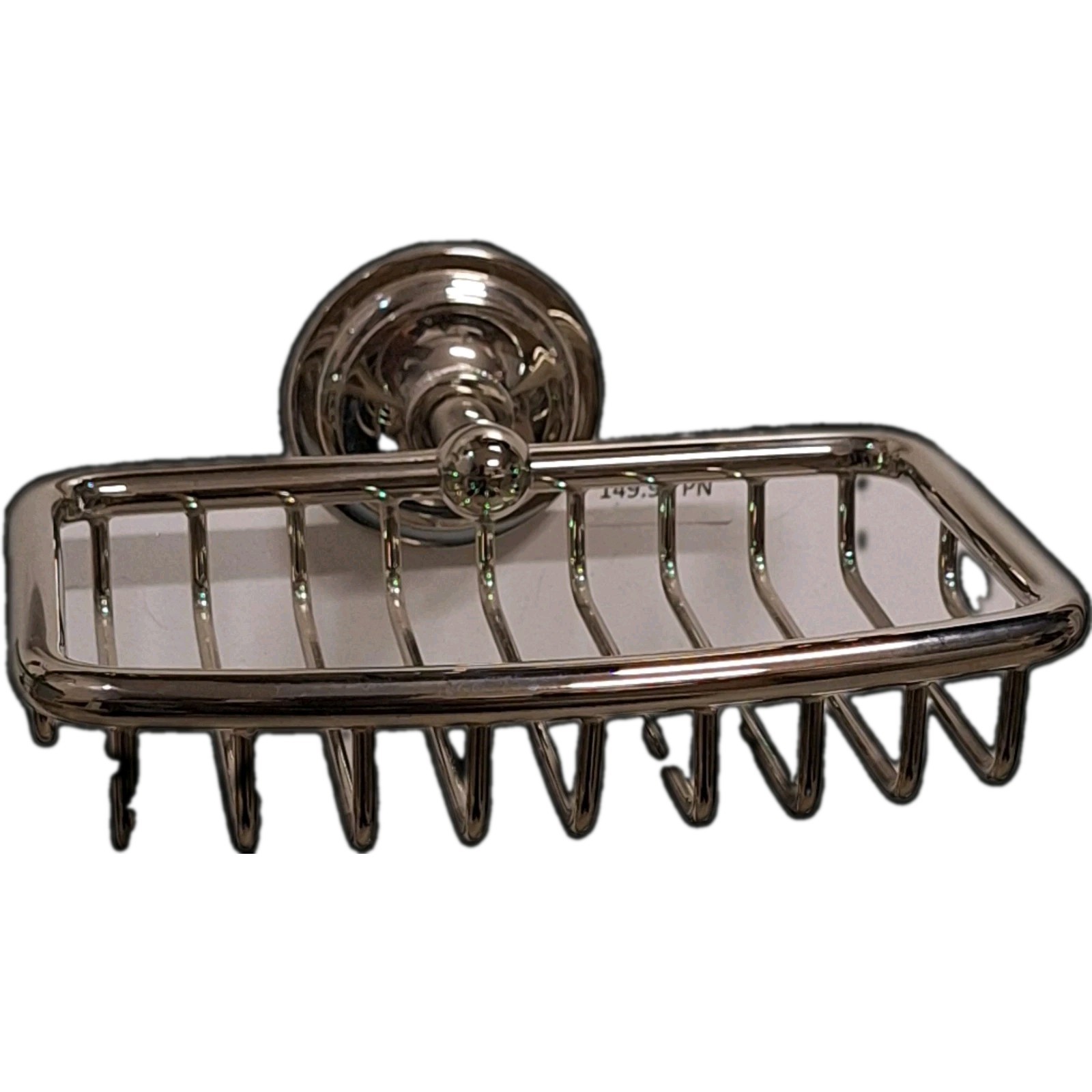 Ginger London Terrace 26550 Bathroom Soap Basket Tray Polished Chrome Nickel