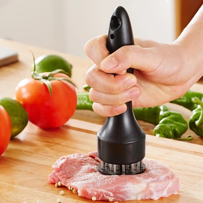 1PC Meat Tenderizer Tool 21 Stainless Steel Needles For Tenderizing Kitchen Tool