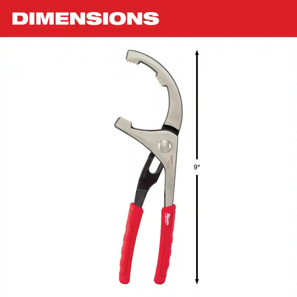 9 In. Oil Filter/Pvc Pliers