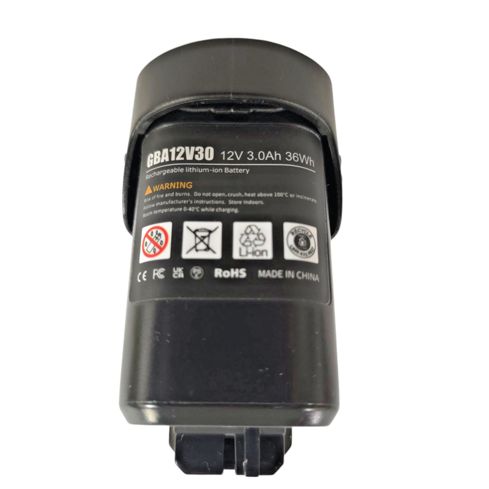 2 Pack GBA12V30 12 Volt 3.0 Ah 36WH Replacement Lithium-Ion Power Tool Battery