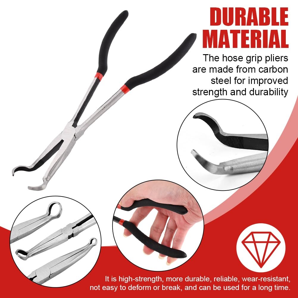 Kit de alicates para manguera de 11″, alcance de 0,35/0,55/0,75 pulgadas