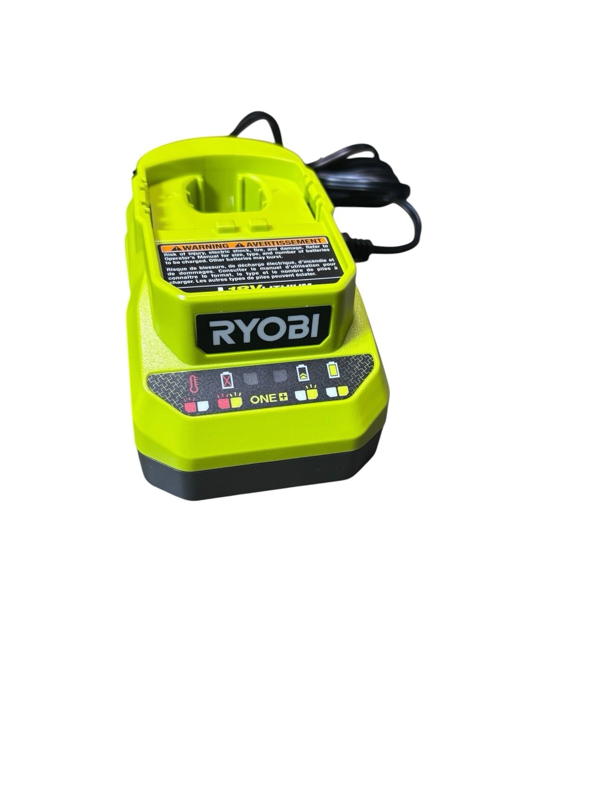 Ryobi P118 PCG002 18V ONE+ Battery Charger Open Box
