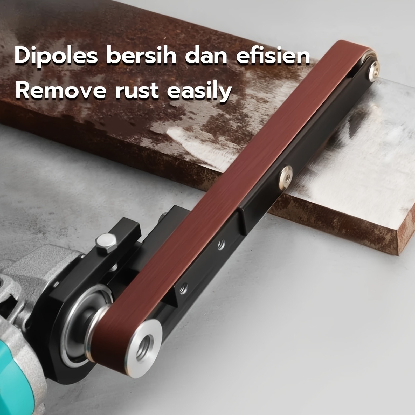 Angle Grinder to Belt Sander Adapter – For Metal/Wood Sanding & Rust Removal