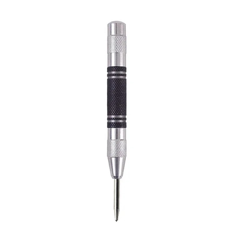 2 Super Strong Automatic Centre Punch Adjustable Spring Loaded Metal Drill TooL
