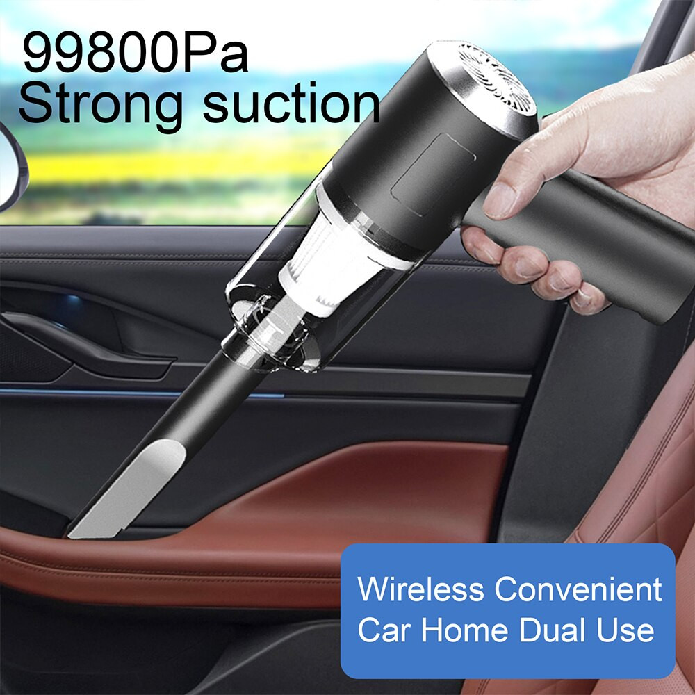 120W Handheld Cordless Vacuum Cleaner Small Mini Portable Car Auto Home Wireless