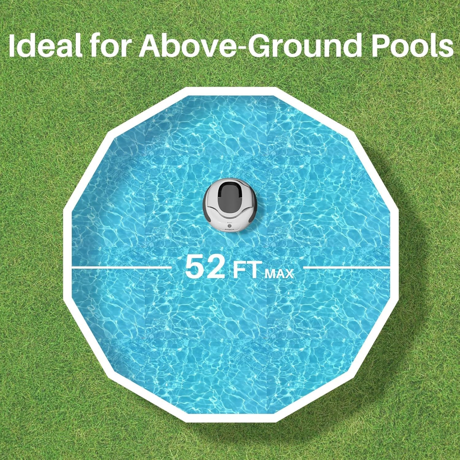 Powerful Cordless Pool Vacuum – 5000mAh Battery, 120 Min Runtime