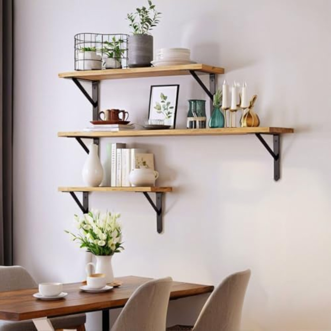 8 Pack Metal Shelf Brackets Heavy Duty Shelf Brackets Metal Wall Mount L Shaped