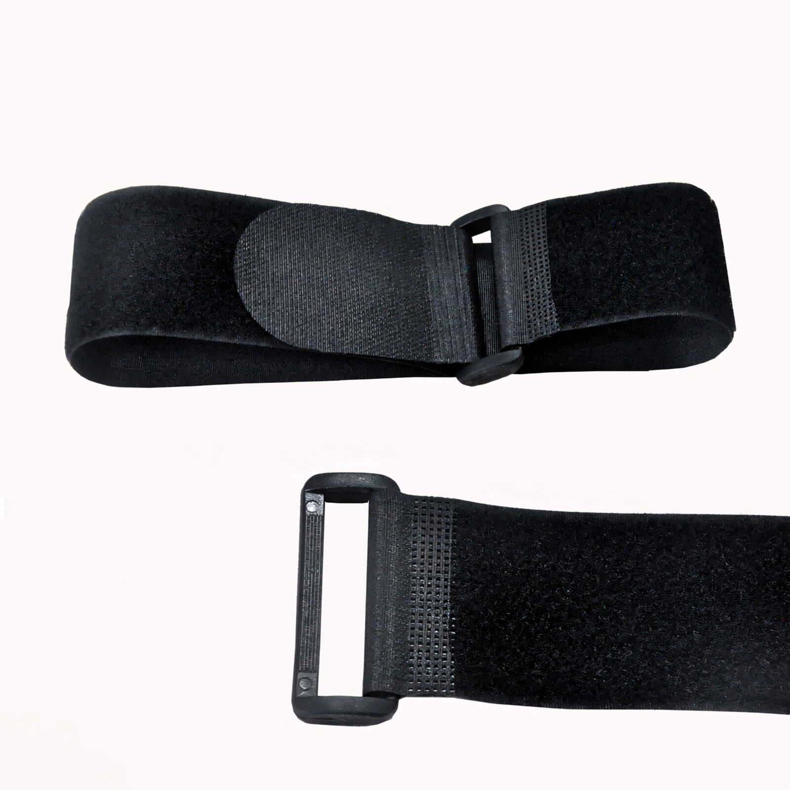Black Hook and Loop Heavy Duty Strap Strapping Cable Ties with Buckle 15cm-600cm