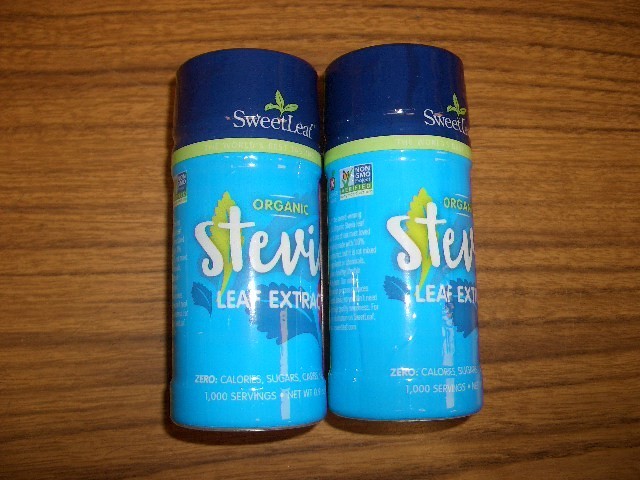 2-Sweetleaf Organic Stevia Leaf Extract Sweetener 0.9 oz each Exp 8/2028