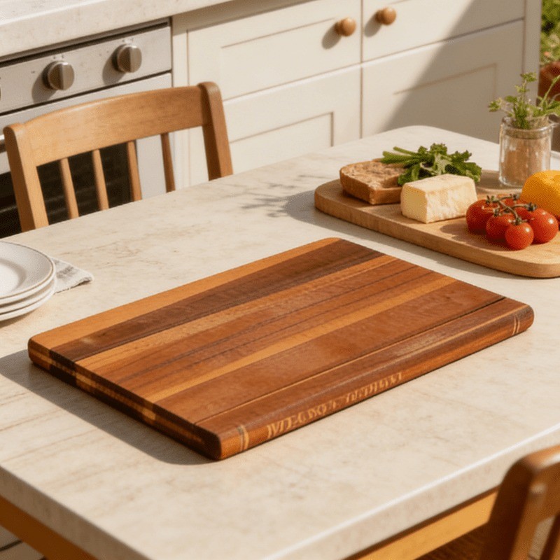 1/3pcs Book Cutting Board Set with Stand, Solid Acacia Cutting Boards