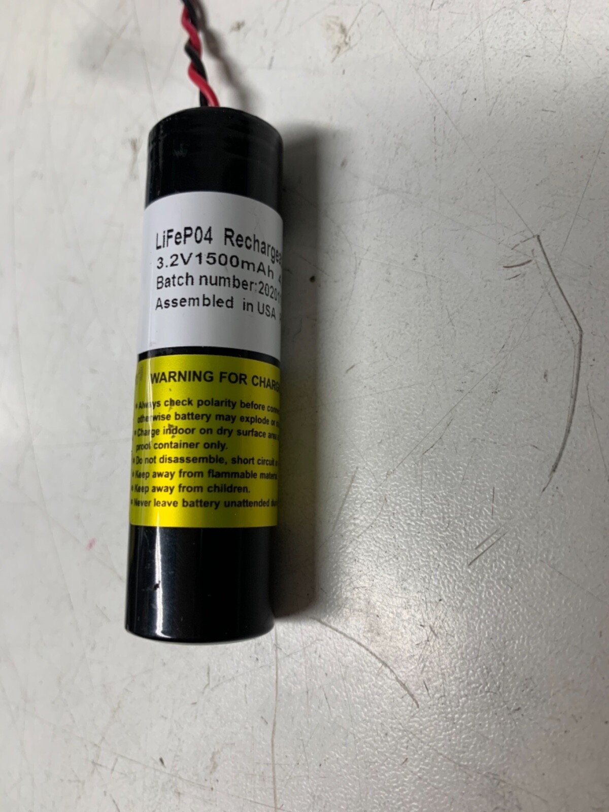 Replacement Rechargeable Lithium-Ion Battery 3.2v/1500mah
