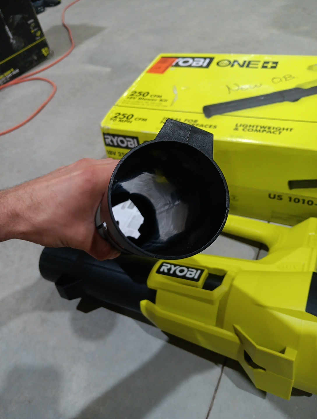 RYOBI 18V 90MPH 250CFM Cordless Battery Leaf Blower / Sweeper – Tool Only – New