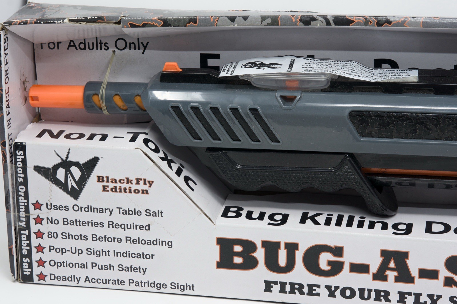 Damaged Box BUG-A-SALT Black Fly 3.0