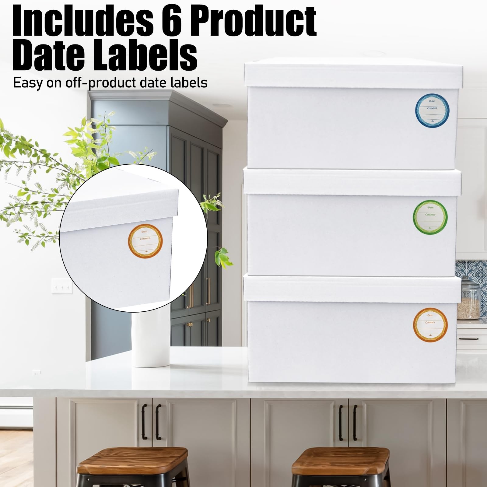 6 Pieces Mason Jar Storage Box for Quart Size Canning, Cardboard Organizer Ho