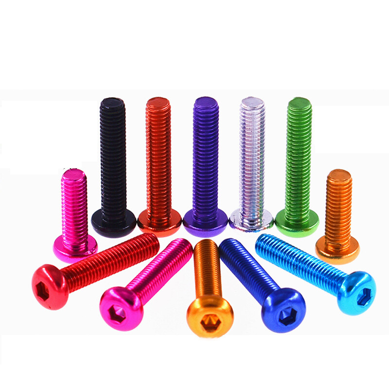 M4 Aluminum Alloy Hex Socket Pan Head Allen Bolts Screws 10mm 12mm