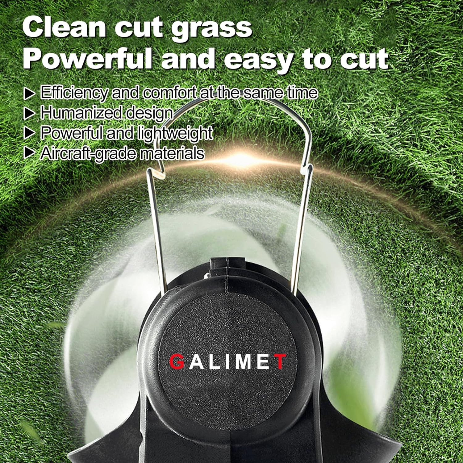 Cordless Grass String Trimmer Cutter Electric Weed Whacker Lawn Mower +2 Battery