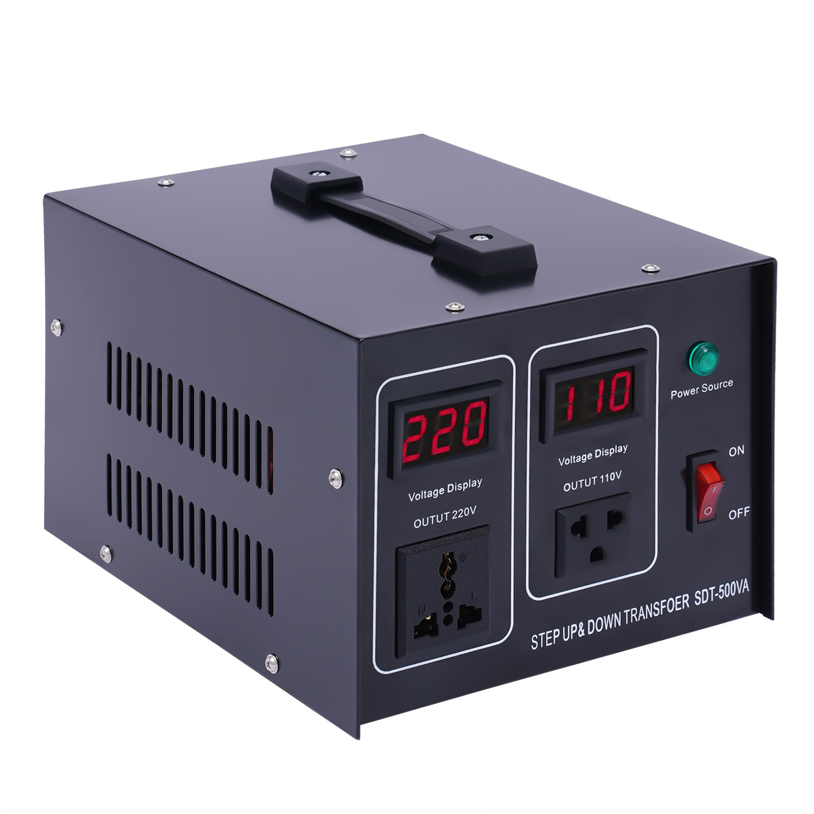 500W Step Up Step Down Voltage Converter Transformer 110V to 220V 240V to 120v
