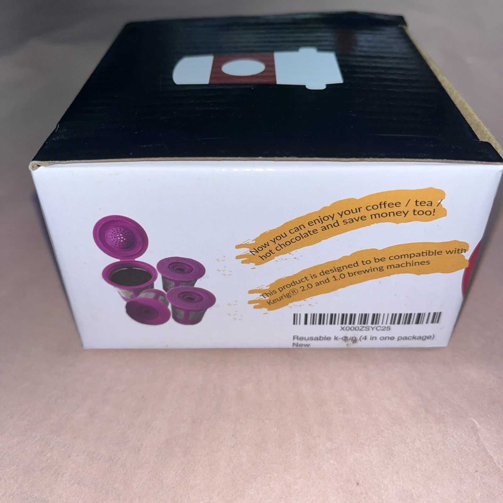 Reusable K Cups for Keurig 2.0 & 1.0 – Pack of 4 (Purple) – Easy to Clean Keurig