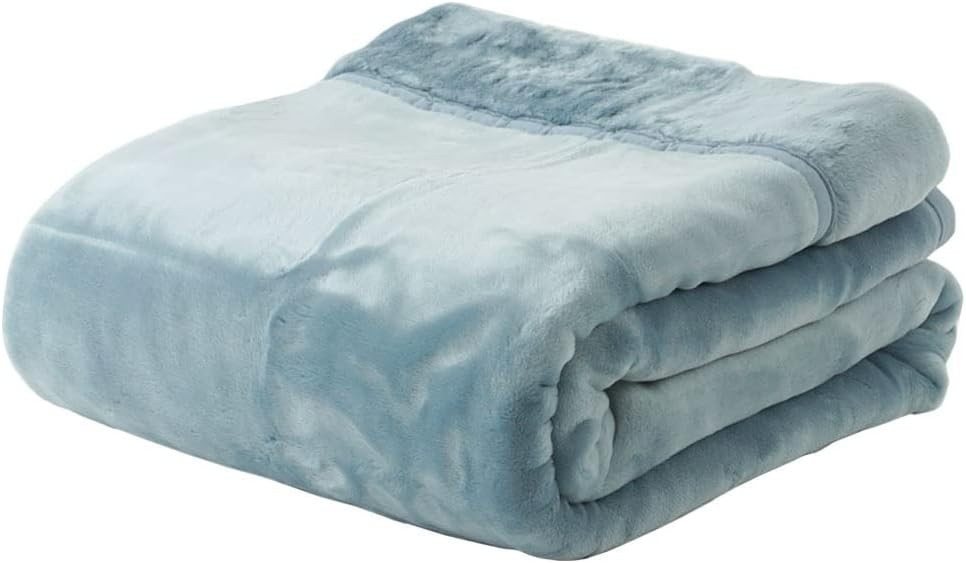 Romance Kosugi Double-Layered Acrylic Blanket Japan Single 140x200cm Blue 2.6kg