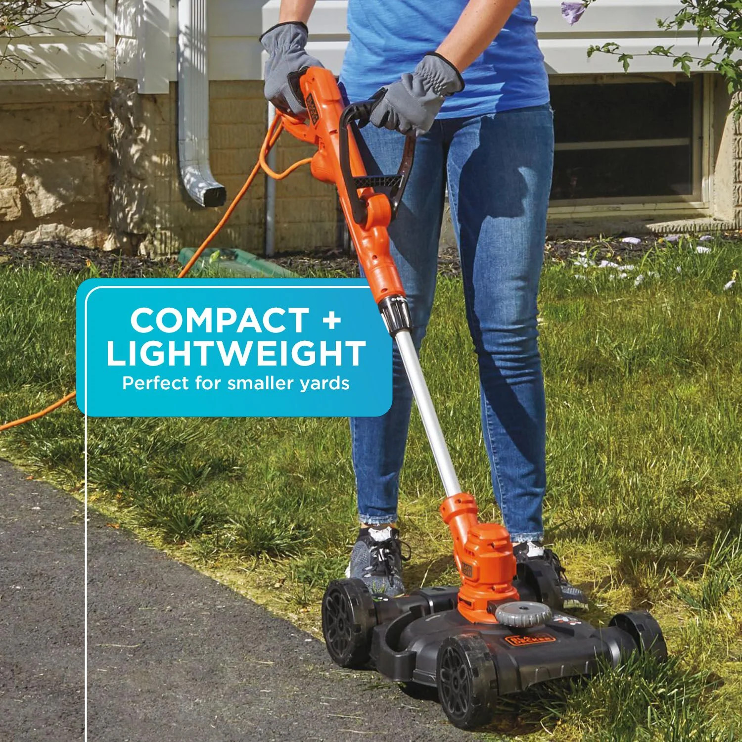 BLACK+DECKER 12 In. 3in1 Compact Electric Lawn Mower – BESTA512CM