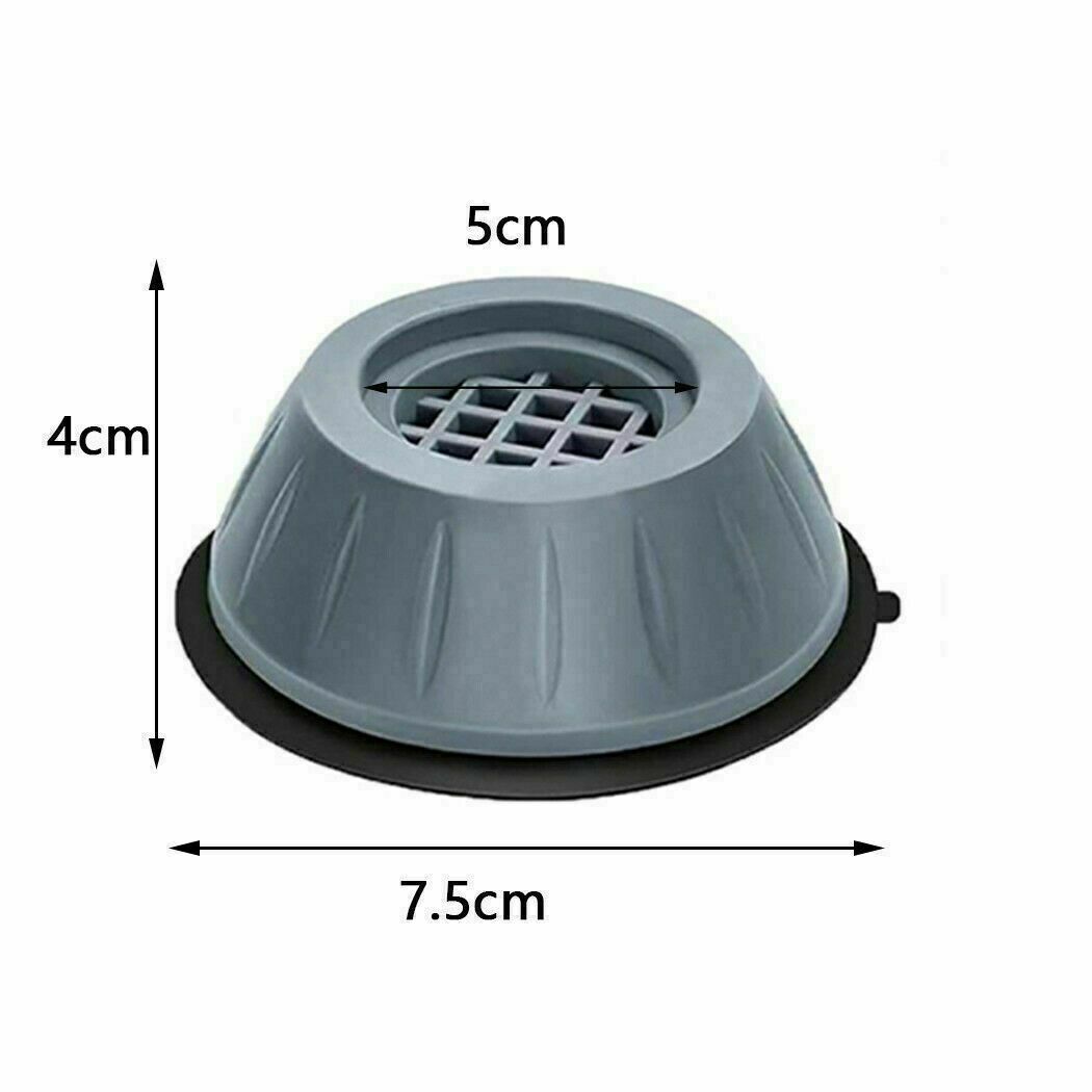 4-PCS Anti Vibration Washing Machine Support Anti-Slip Rubber Feet Base Pads Mat