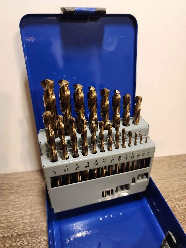 NEW SEALED PACKAGE IRWIN Drill Bit Set Cobalt Alloy Steel Jobber 21-Piece