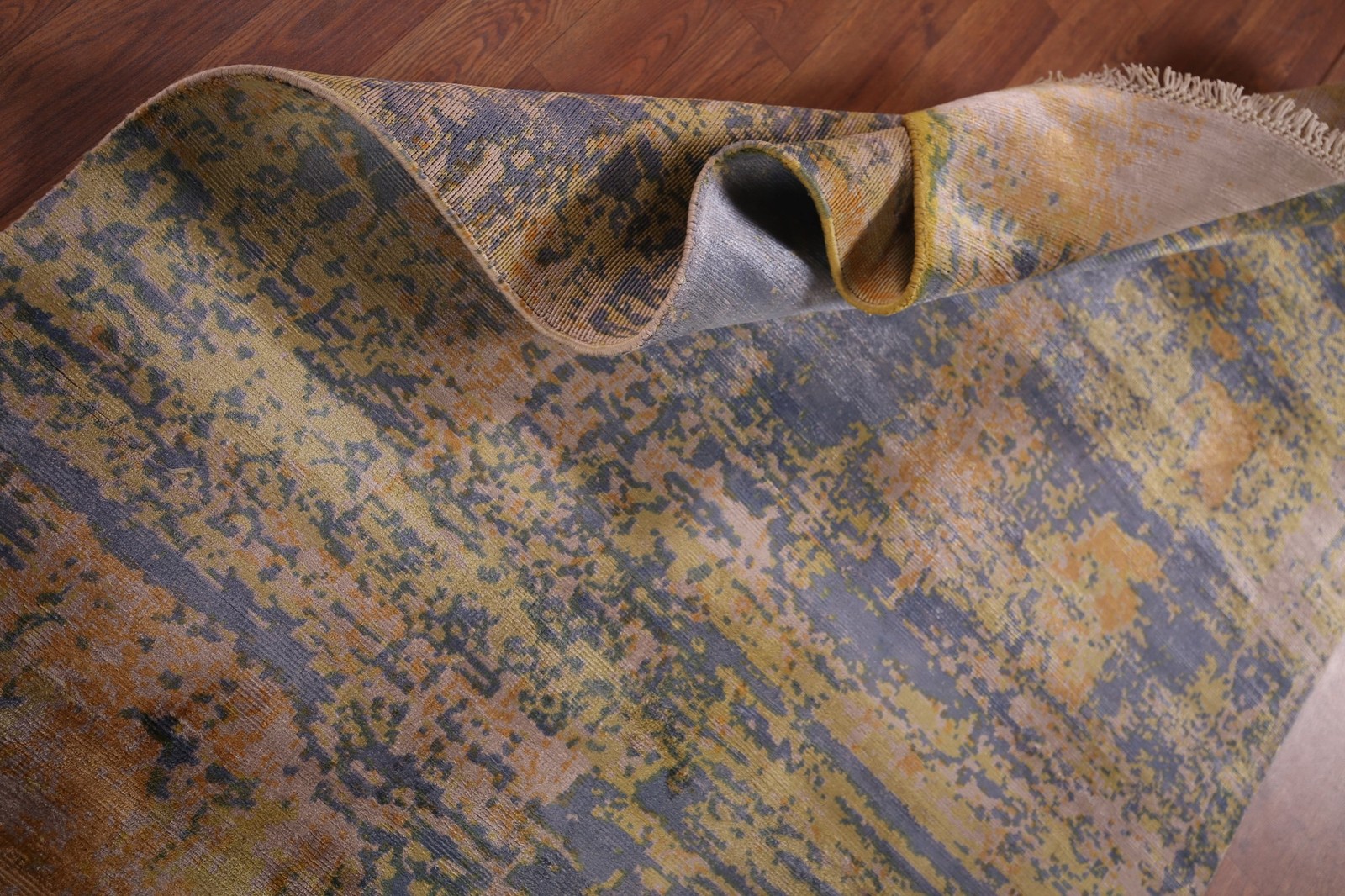Contemporary Style Abstract Rug 4×7 Hand-knotted Wool Oriental for Any Room