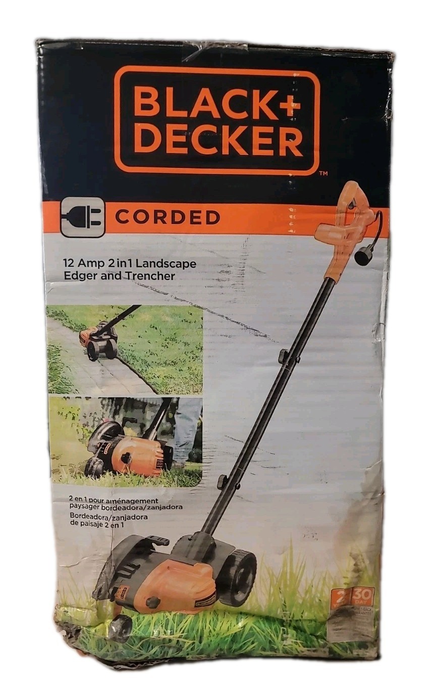 NEW!! BLACK+DECKER 7.5 in. 12 Amp Corded Electric 2-in-1 Lawn Edger & Trencher