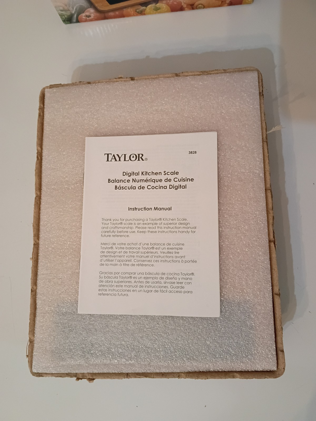 Taylor Bamboo Food Scale, 11 Pound Capacity, 3828-21