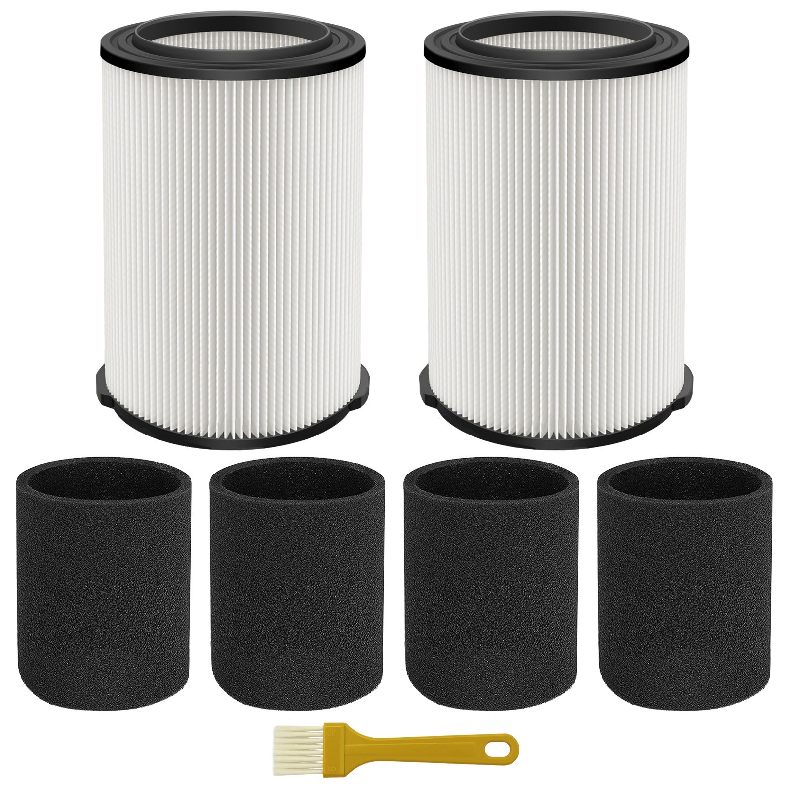 2pcs VF4000 Vacuum filter Replacement for RIDGID Shop Vac Wet/Dry Vacuum Garage