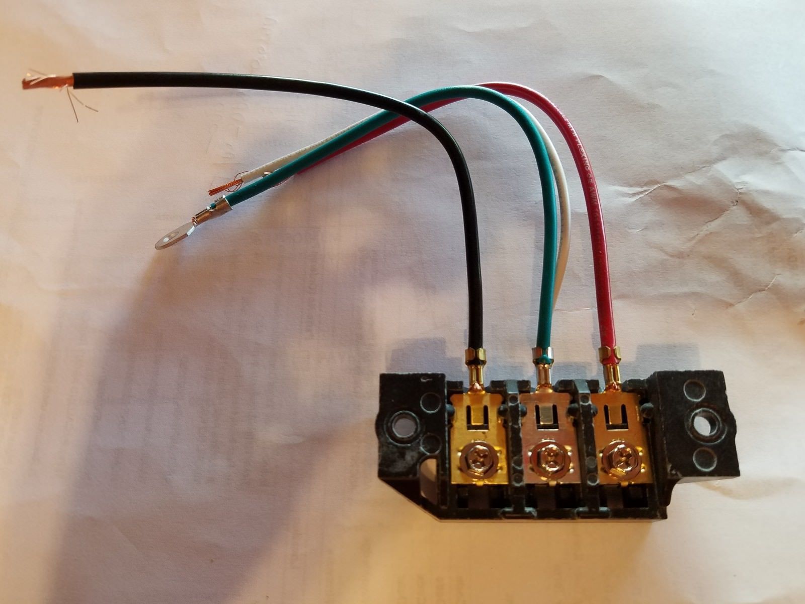 TERMINAL BLOCK KIT FOR ANY MODEL LG ELECTRIC DRYER