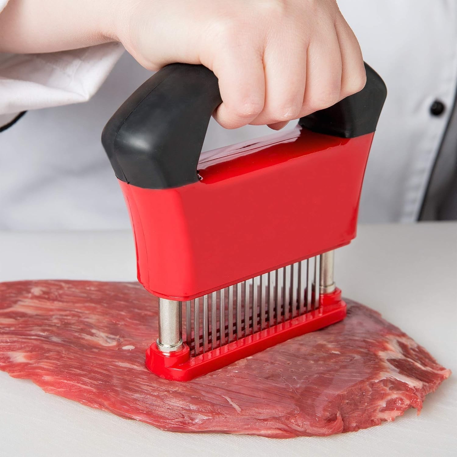 Meat Tenderizer Tool Handheld Stainless Steel Needle for Steak Chicken Pulpy