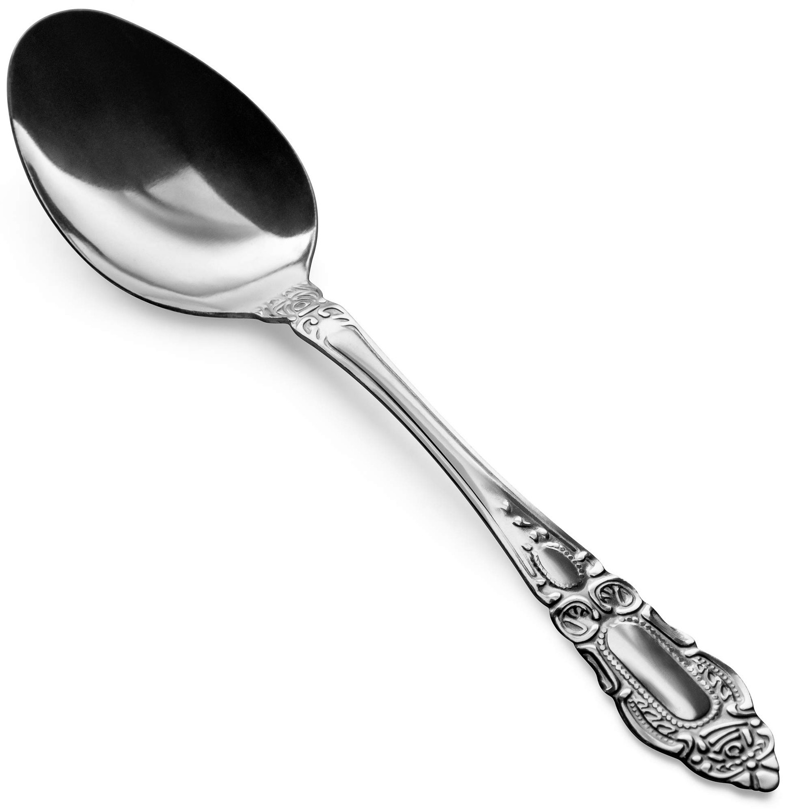 12 Pcs Stainless Steel Dinner Spoon Set 7.5 In Food Grade Kitchen Table Utensils