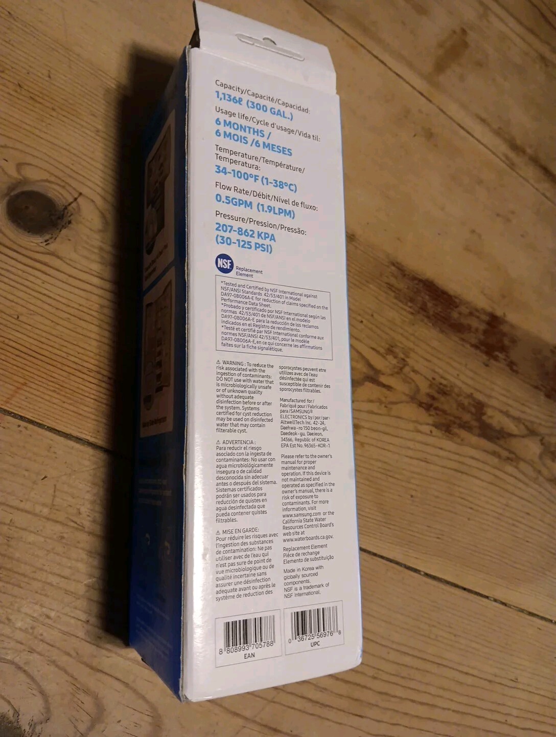 NEW Samsung DA29-00020B HAF-CIN/EXP Refrigerator Ice & Water Filter Genuine
