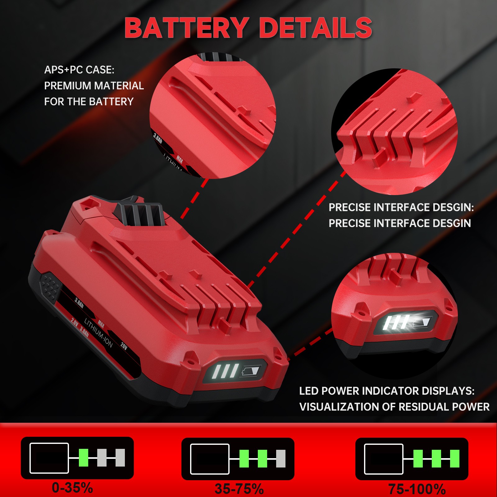 Pack 20V Battery / Charger For Craftsman 20 Volt V20 Li-ion CMCB202-2 CMCB204