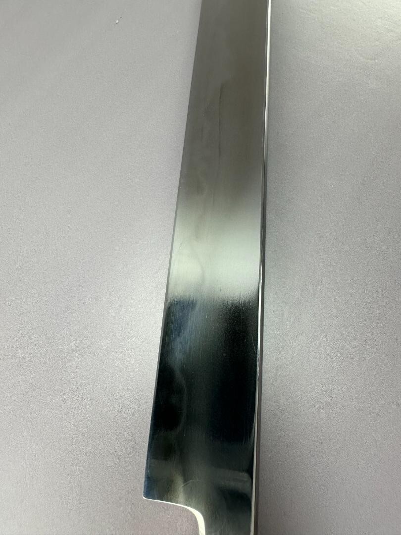 Japanese Maguro Tuna Knife 900mm / 35 in Tamahagane Blue White Steel + Saya
