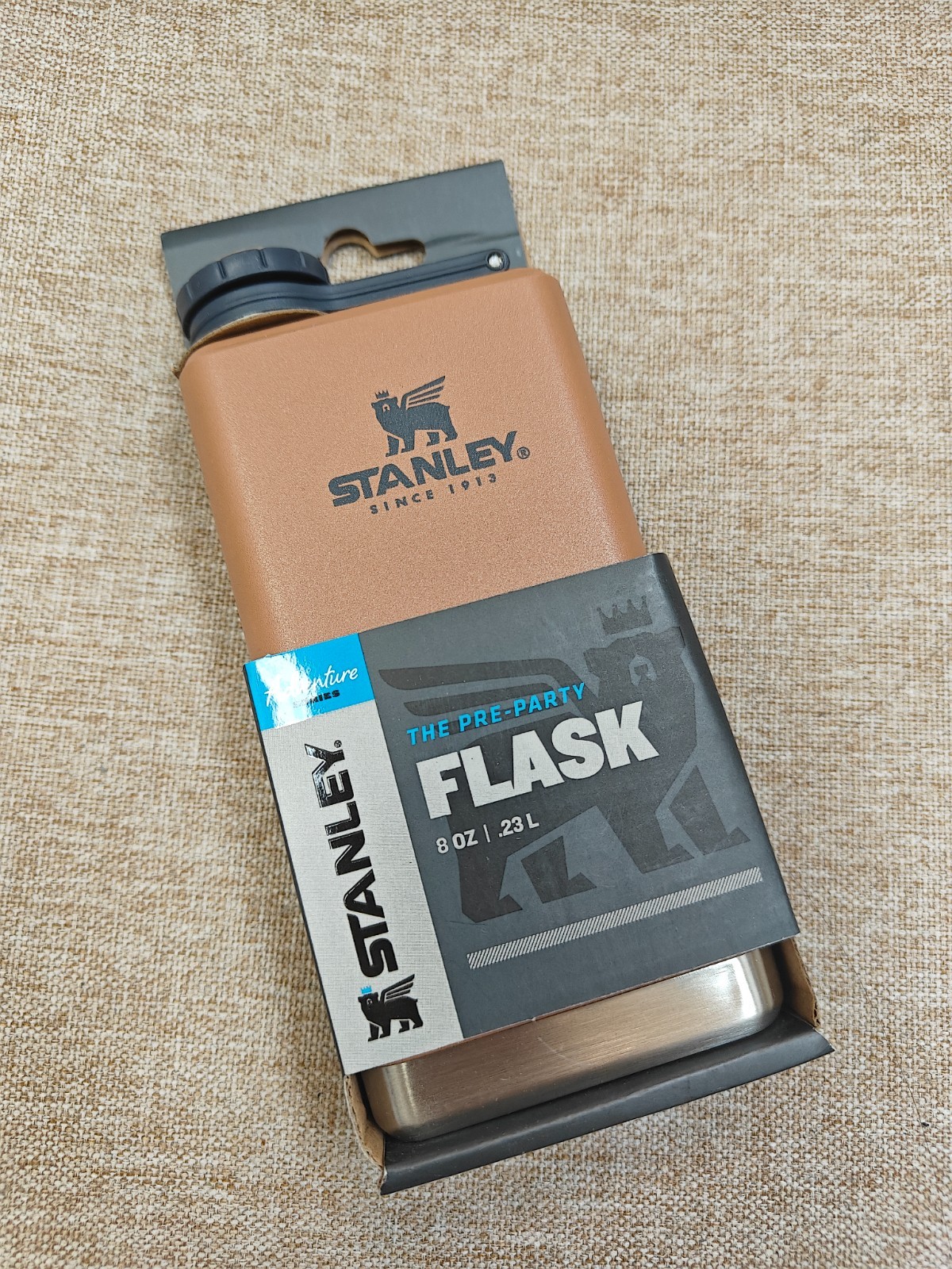 NEW Stanley Flask 8oz .23L Stainless Steel Toast Pre-Party Adventure Series