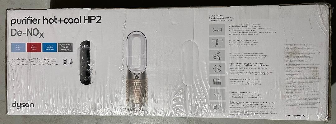 Dyson – Purifier Hot+Cool HP2 De-NOx – White/Gold (Factory Sealed)