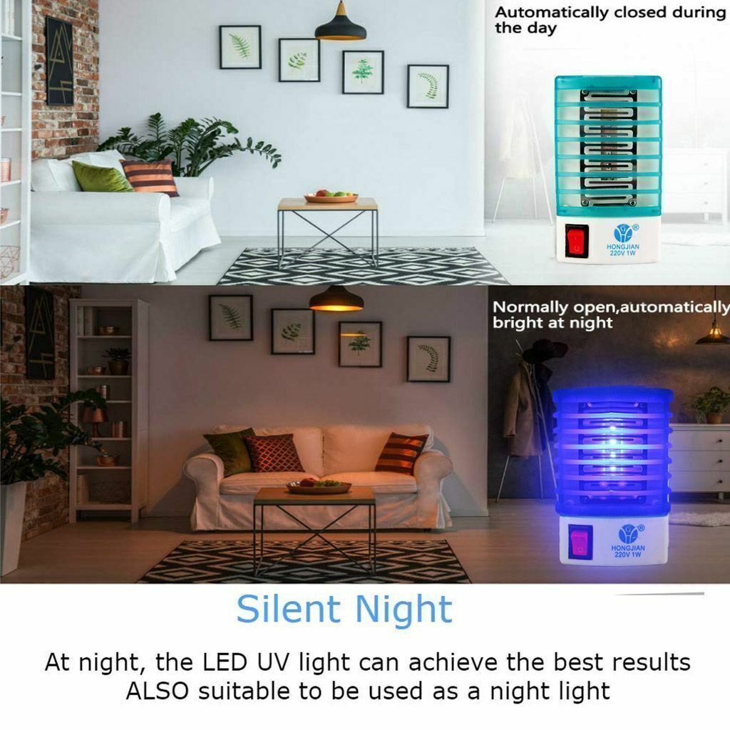Electric Fly Bug Zapper Mosquito Insect Killer LED Light Trap Pest Control Lamp