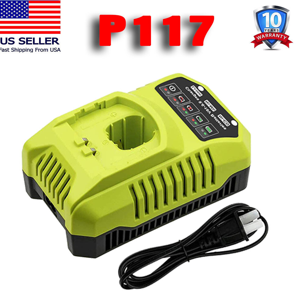 Battery /Charger For RYOBI P108 8.0AH 18 Volt One Plus High Capacity Lithium-ion