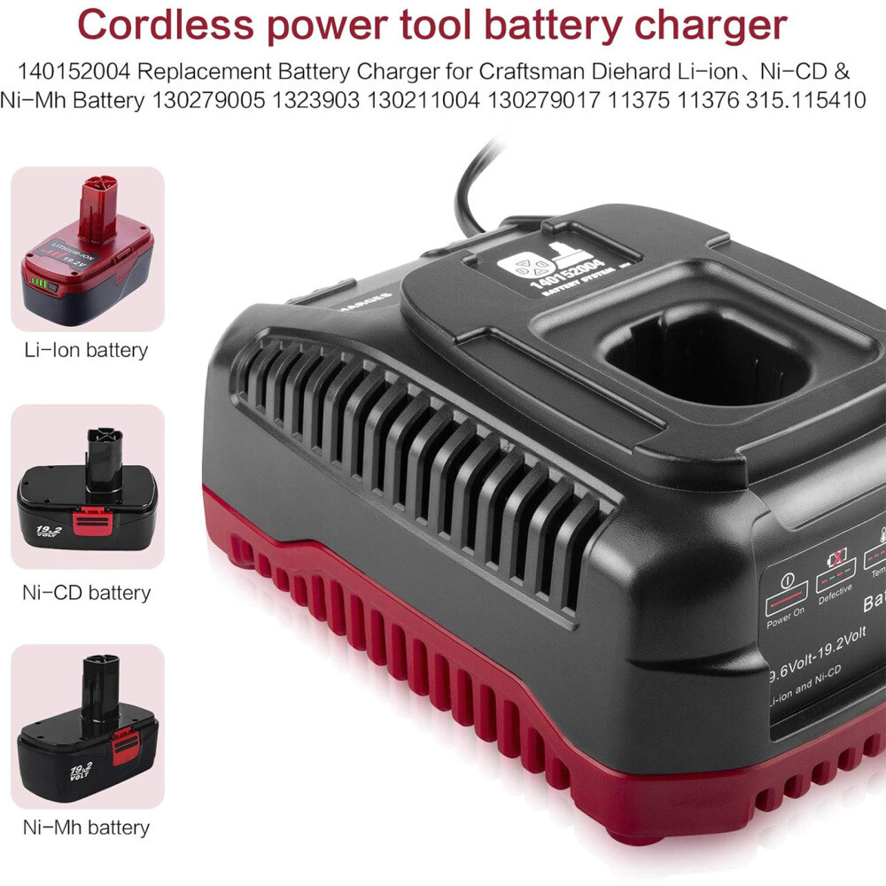 Fast Charger For Craftsman C3 19.2 Volt Lithium NiMh XCP Battery 140152004 11375