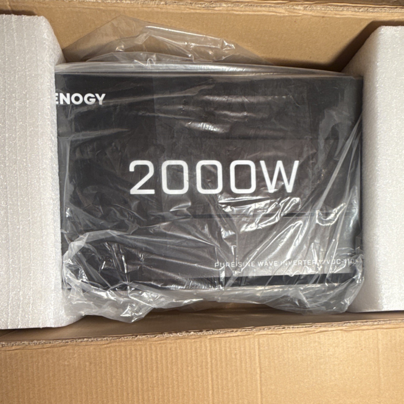 Renogy 2000W 2000 Watt Pure Sine Wave Inverter 12V DC 12 Volt DC Black