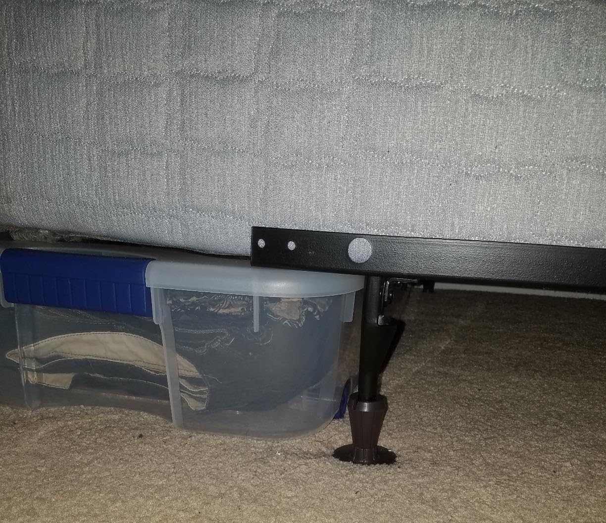 Replace Wheels On Bed Frame With These Sturdy Bed Frame Feet Replacement. Keep B