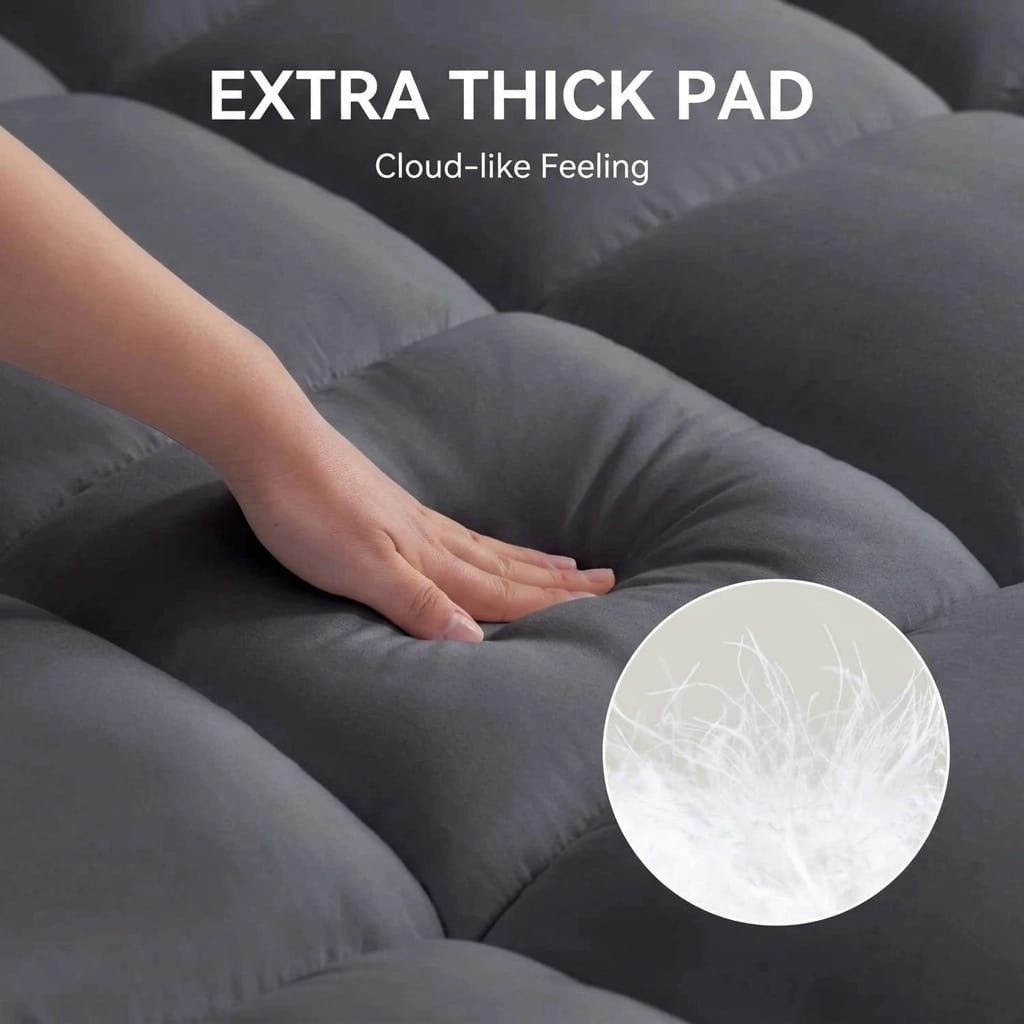 Extra Thick Japanese Sleeping Floor Mattress Foldable Roll Up Futon Tatami Mat