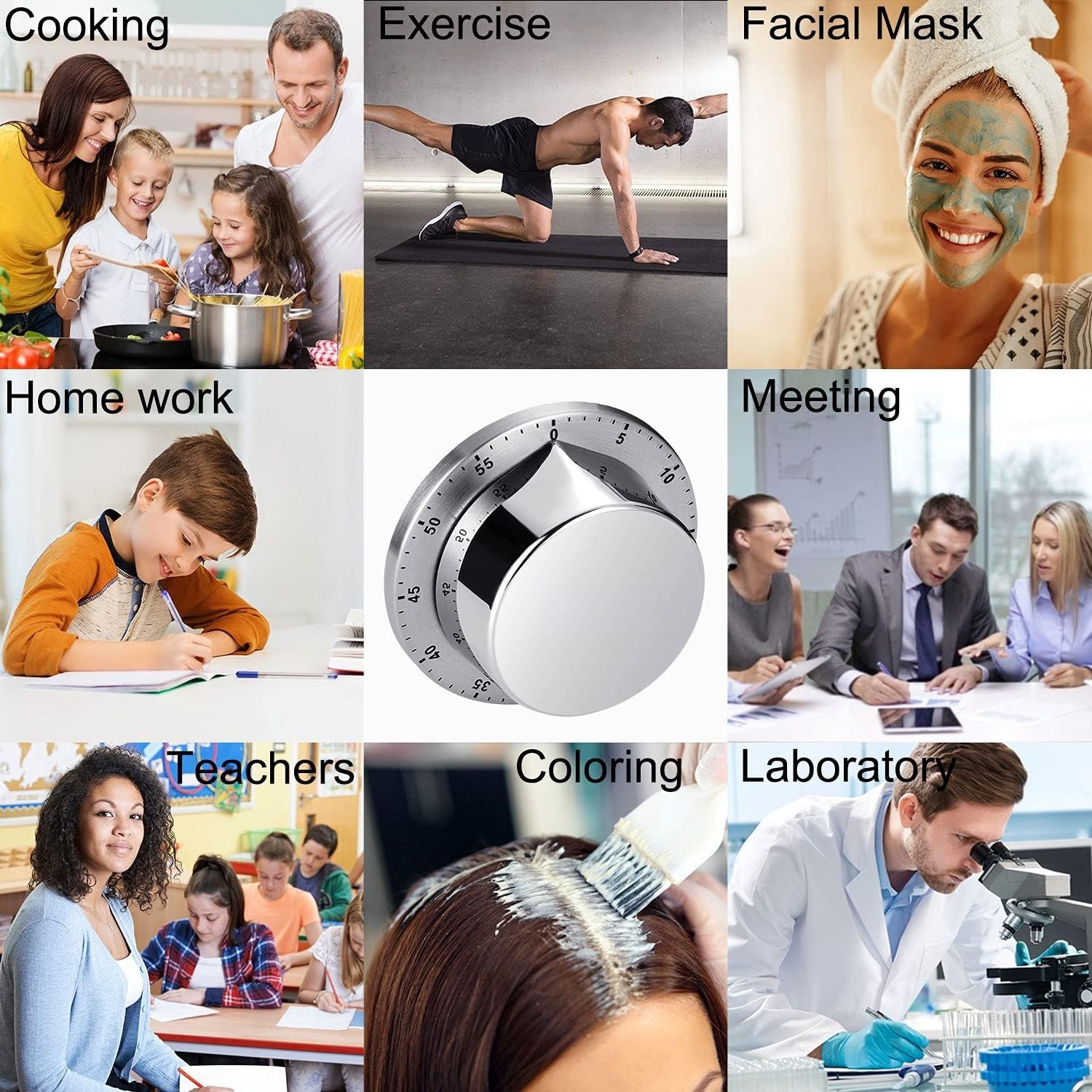 70db Loud Timer, Waterproof Stainless Steel Design – Ultimate Cooking Companion