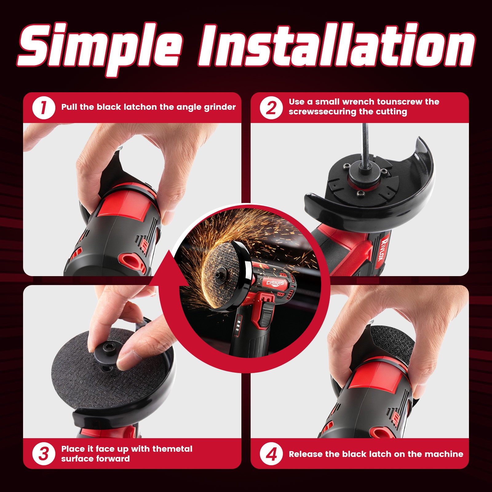 3 Inch 12V Lithium Electric Angle Grinder – Handheld Grinding Polishing Tool