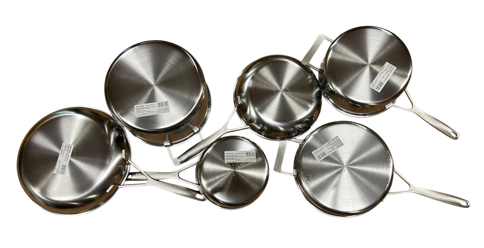 READ DESCRIPTION- Demeyere Essential 5-ply 10-pc Stainless steel Cookware Set