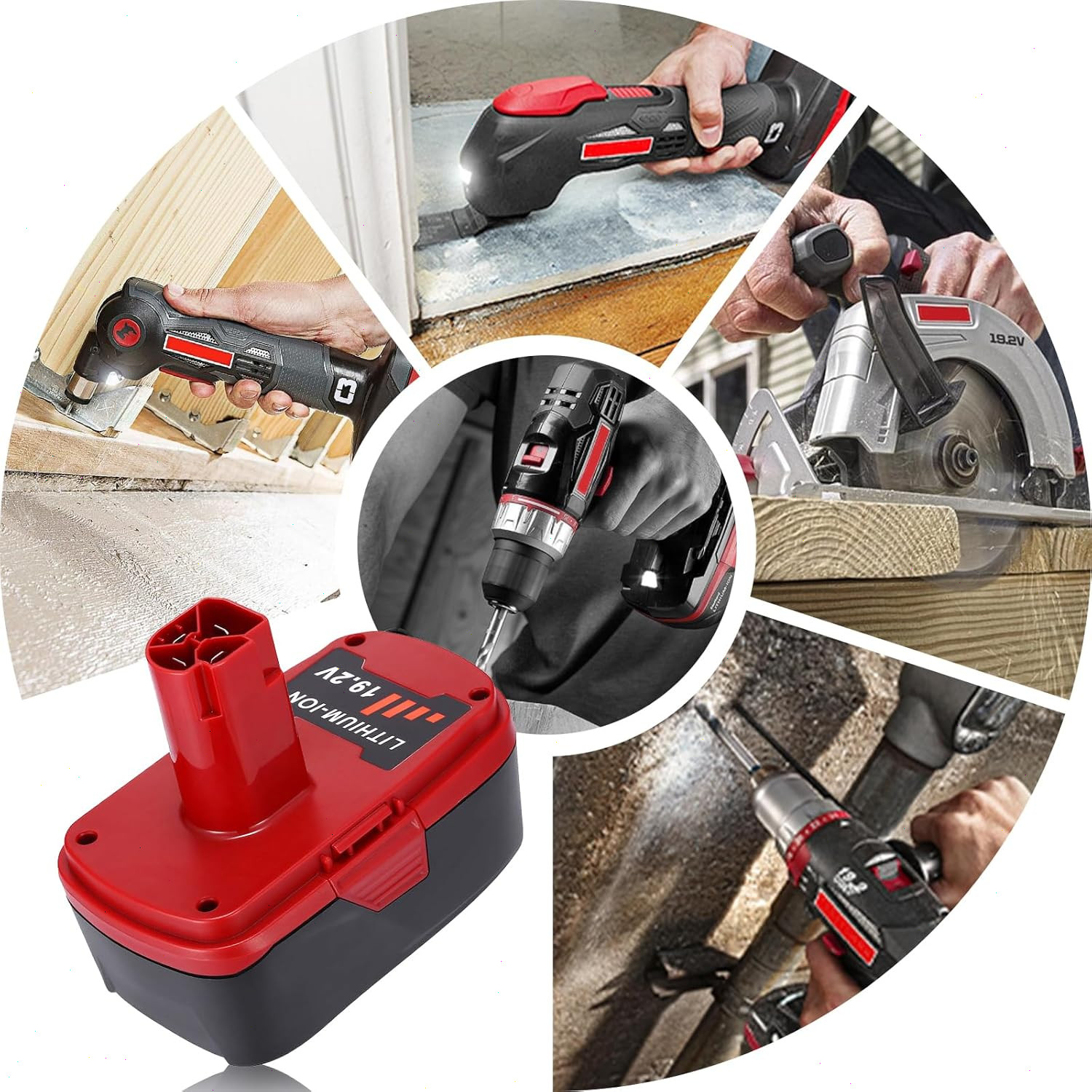 2Pack For Craftsman 19.2V 8.0Ah C3 DieHard Lithium-ion XCP Battery 11375 11570