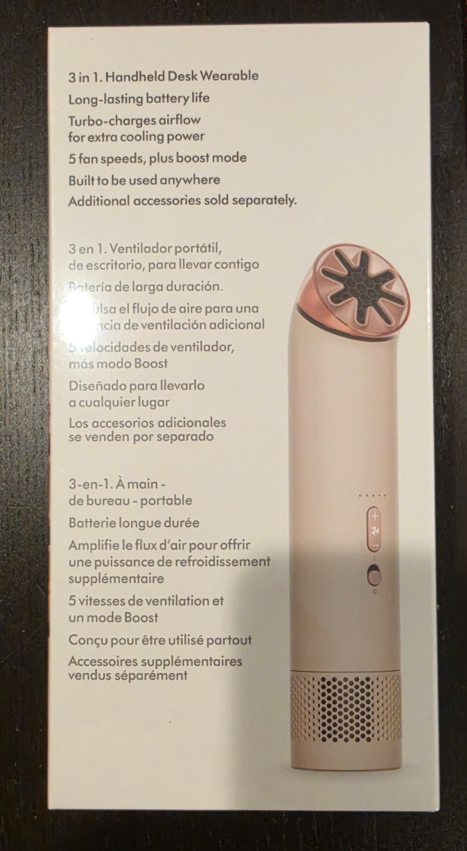 Dyson Hush Jet Mini Cool Fan Stone Blush – Authentic – New / Sealed