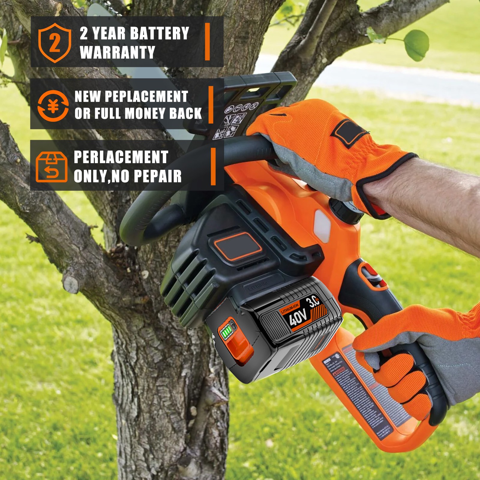 2X 40V 3.0Ah LBX2040 for Black and Decker 40 Volt Lithium Battery LBXR36 LBX1540